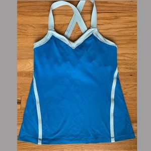 Blue lululemon top size 6